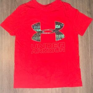 Under Armour Kids Graphic Red Tee